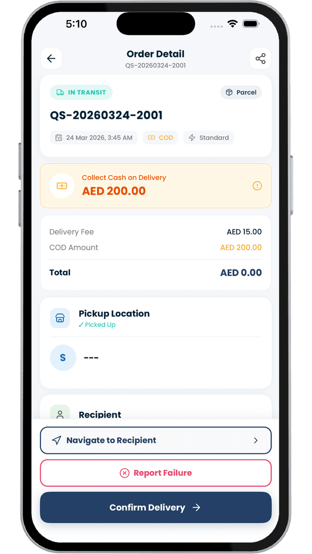 Captura de pantalla de traseallo Driver App 6