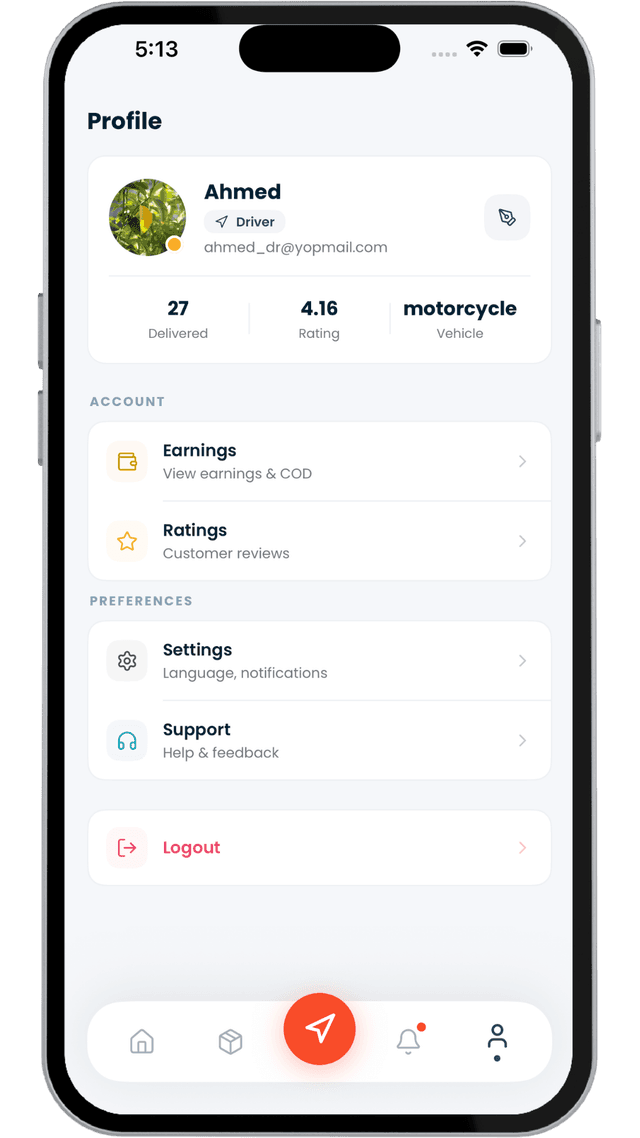 Captura de pantalla de traseallo Driver App 9