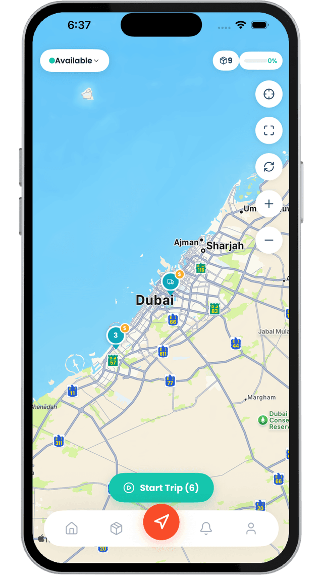 trasealloドライバーアプリスクリーンショット